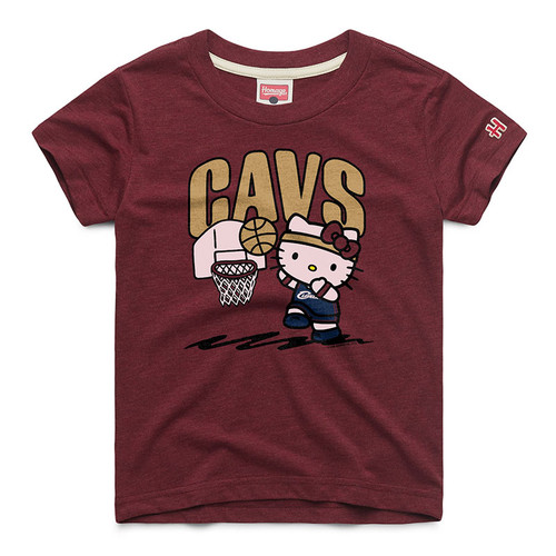 Youth Cavs X Hello Kitty Wine Hoop Tee