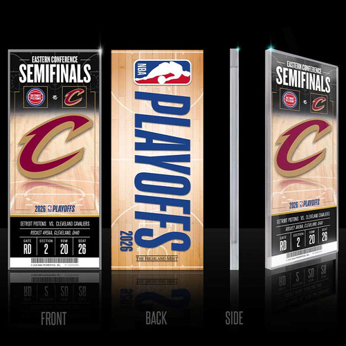 Cavs Vs Pistons Semifinals Acrylic Ticket