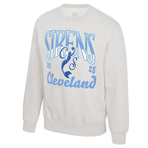 Sky High Cream Crewneck front