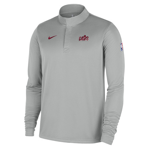 Nike Gray CAVS Coach Quarter Zip
