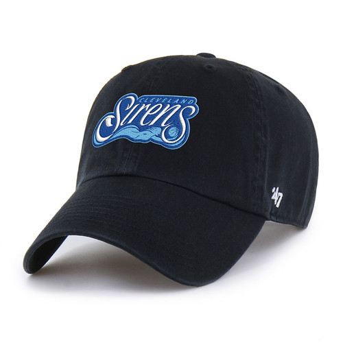 Black Primary Logo Clean Up Adjustable Hat