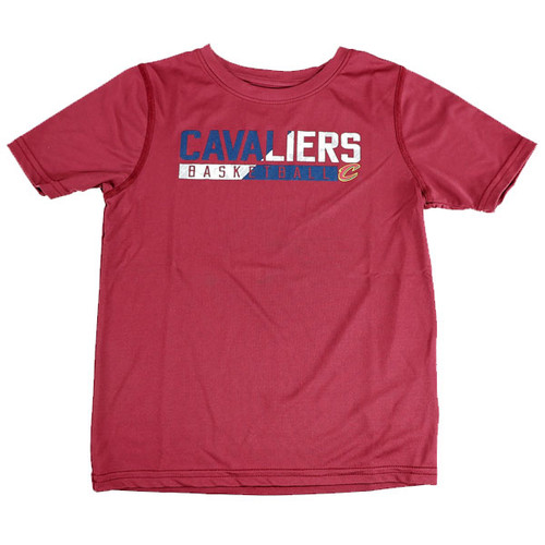 Little Kids Super Split Tee in Wine