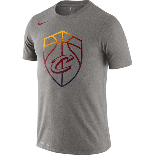 Gray Splattered Shield Tee by Nike