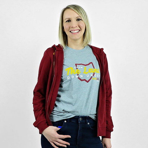 From The Land Down Under Tee, Model View