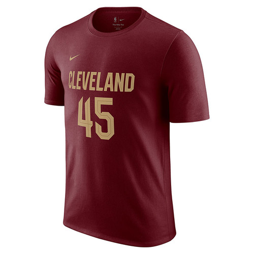 Jordan Men's Cleveland Cavaliers Red Logo T-Shirt, Small