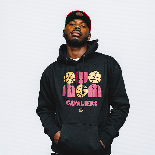 Land Collective Retro Hoodie Cavs Team Shop