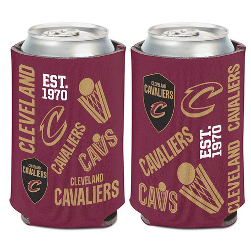 Cleveland Cavaliers All Over Logo Can Cooler