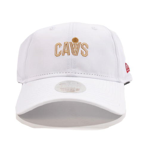 Women's CAVS White Adjustable Hat