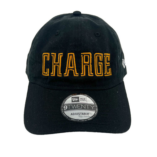 Charge Retro Black and Orange Adjustable Hat