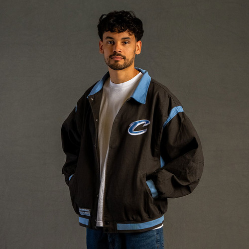 Cavs x Staycool NY Black and Gallery Blue Jacket