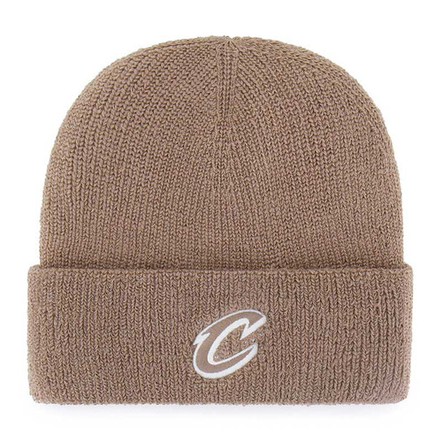 Tan Script C Foundation Knit Hat