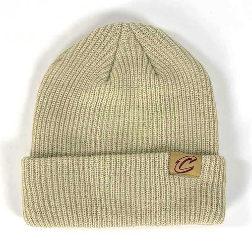 Cream Script C Beanie