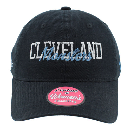 Women's Bessie Black Script Adjustable Hat