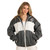 Charcoal Stripe Script C Lightweight Jacket