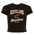 Women's Black Script C Baby Tee