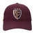 Wine Script C Crest Cotton Twill Adjustable Hat