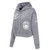 Women's Gray Washed Script C Hoodie