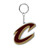 Wine and Gold PVC Script C Keychain