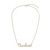 Cavs x Jill Martin Stud Script Necklace
