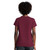 Women's Wine Script V-Neck Tee