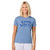 Women's Homage Erie Blue Primary Logo Tee