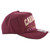 Wine and Gold Darted Snapback