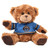 Lake Blue Jersey Bear Plush