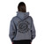 Women's Charcoal Script C Tie Hoodie