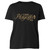 Women's Playoffs Black Script Tee