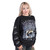 Women's Bessie Black All Over Logo Crewneck