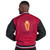 Wine Wordmark Twill Varsity Jacket