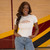Women's Gray Cleveland Basketball Fitted Tee