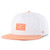 Script C White and Orange Hitch Snapback