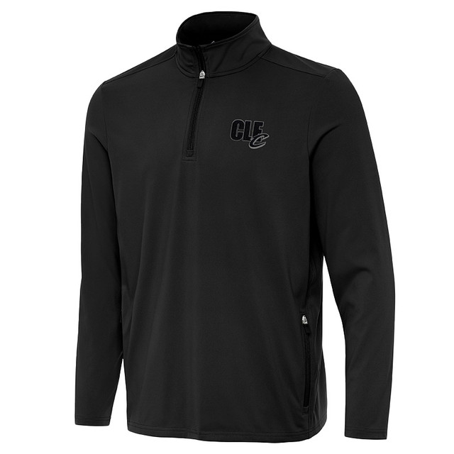 Black CLE Quarter Zip Hoodie | Center Court, the official Cavs