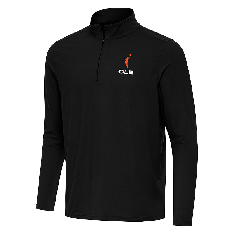 トップス andequal back open ribbon sweat WNBA x CLE Black Quarter Zip | Center Court, the official Cavs