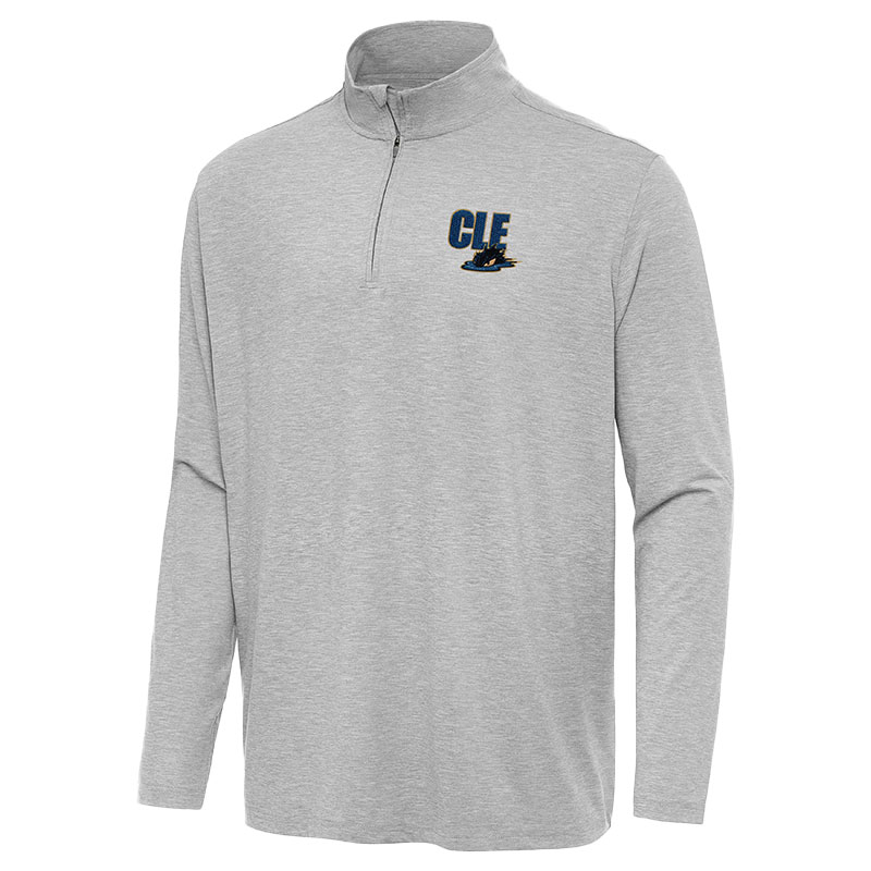 &TEAM 月狼 yzy 中華 pre order K Gray CLE Secondary Icon Light Weight Quarter Zip | Center Ice, the