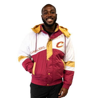 Wine and Gold Colorblock Player Jacket | Center Court, the