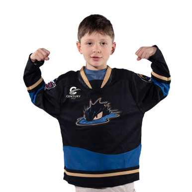 AFB HOCKEY JERSEY かつきくん着用 Youth CCM Bessie Black Century Hockey Jersey | Center Ice, the