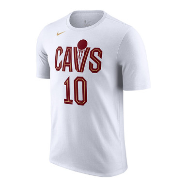 Nike Men's Cleveland Cavaliers Darius Garland #10 White T-Shirt, Large