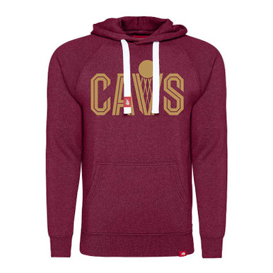 Men's Wine Cleveland Cavaliers Big & Tall Heart & Soul Pullover Hoodie