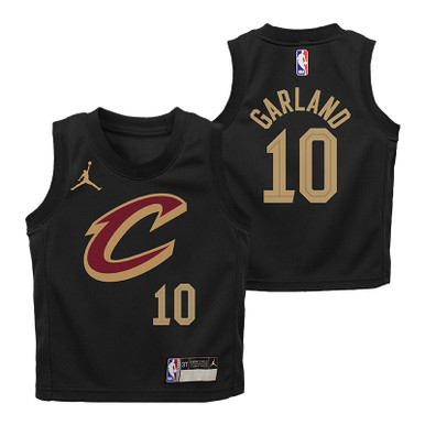 Outerstuff Donovan Mitchell Statement Replica Jersey in Black Size 4 Toddler | Cavaliers