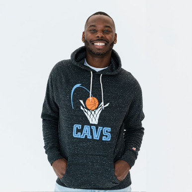 Homage Metallic New Cavs Hoodie in Gray Size Large | Cavaliers