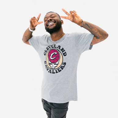 Cavs T-Shirt from Homage. | Charcoal | Vintage Apparel from Homage.