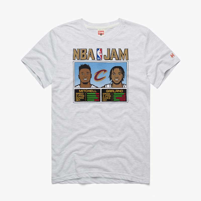Cavs Mitchell x Garland NBA Jam Tee 