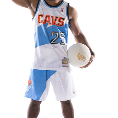M&N 90s White Shorts | Center Court, the official Cavs Team Shop