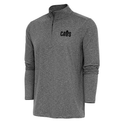 CAVS Heather Black Quarter Zip