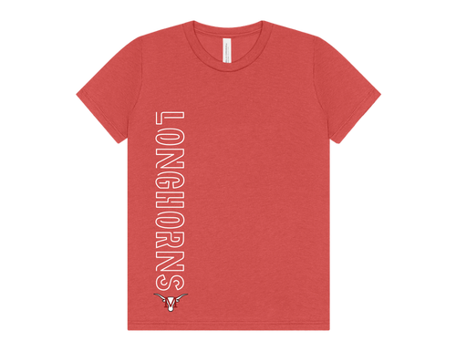 Youth- Longhorn Side T-shirt