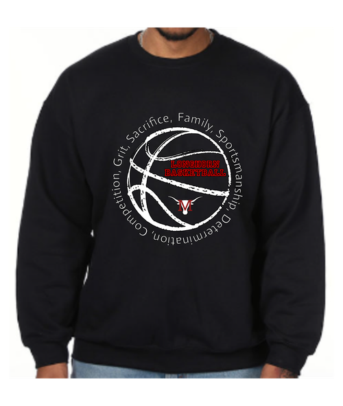 Longhorn Basketball Motivation Crewneck