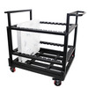 ProX X-BP8X30-10X24 Dolly Cart for Base Plates and Truss - Holds 8-30 inch or 10-24 inch Base Plates