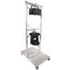 ProX XT-GRU-PKGX2 Truss Modular 2X Rapid U Grid Dual Package for Lighting - Moving Heads W-Rolling Aluminum Baseplate-Black Finish